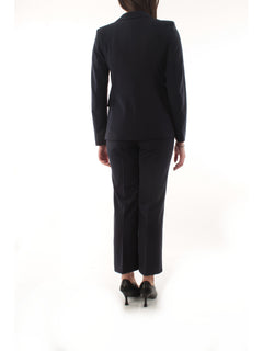 Emme Marella FARNESE completo in twill stretch da donna blu