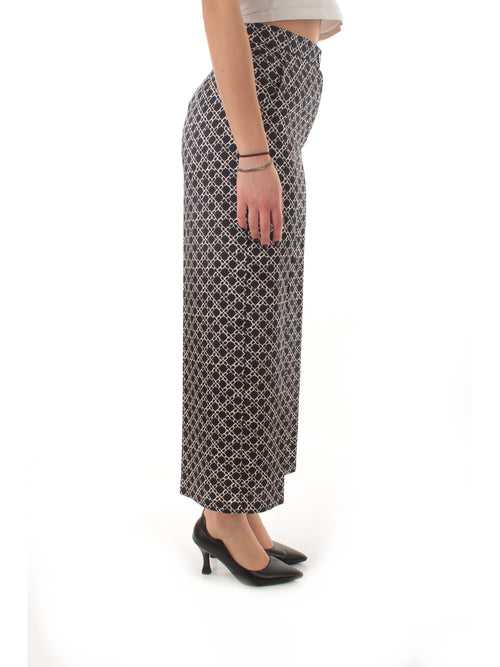Emme Marella CARAFFA pantalone in twill da donna blu