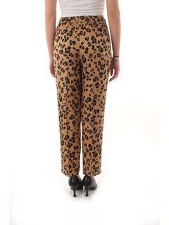 Emme Marella OSSO pantalone in twill da donna maculato