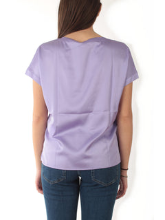 Emme Marella RAMO blusa in raso stretch da donna lilla
