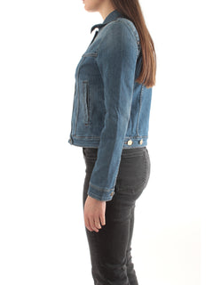 Iblues giacca in denim da donna blue jeans