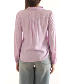 Iblues blusa in misto seta da donna lilla