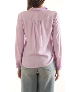 Iblues blusa in misto seta da donna lilla