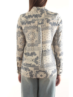 Iblues camicia dritta da donna avorio