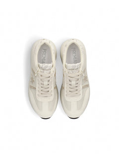 Premiata sneaker BETHCOIN da donna panna