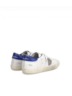 Philippe Model PRSX LOW sneaker da uomo blanc/bluet