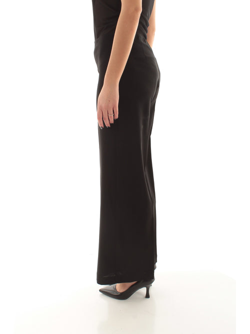 Jucca pantalone in viscosa da donna nero