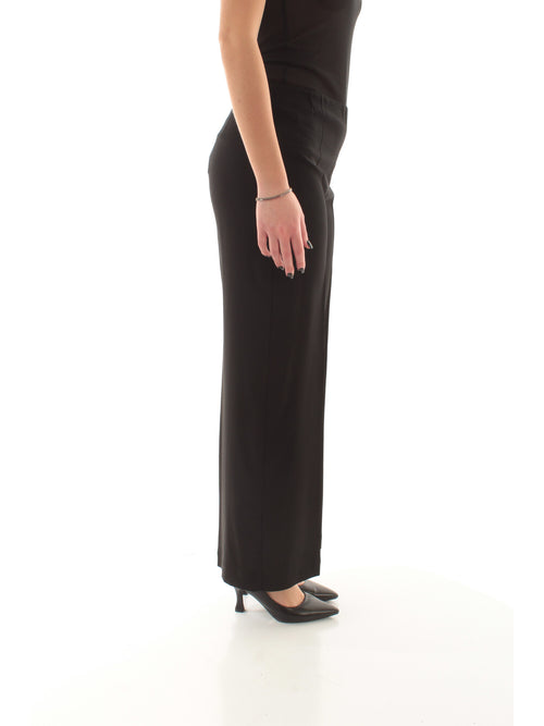 Jucca pantalone in viscosa da donna nero