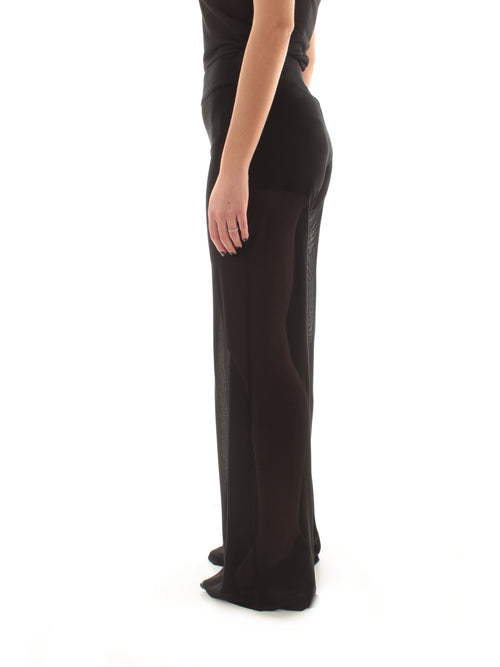 Jucca pantalone acetato da donna nero