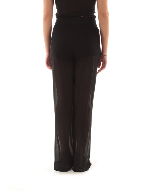 Jucca pantalone acetato da donna nero