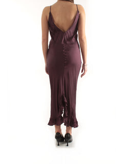 JUCCA abito con frappe da donna mora