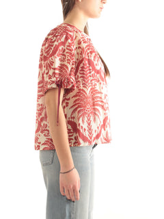 Iblues camicia stampata da donna avorio