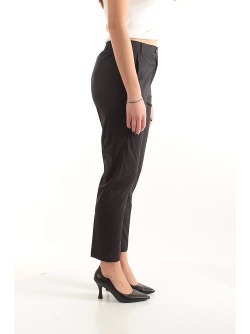 Iblues pantaloni semiaderenti da donna nero