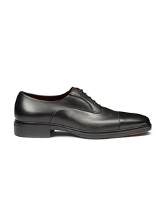 Santoni Stringata Easy da uomo in pelle black