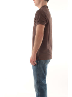 Sun 68 polo vintage da uomo marrone