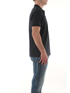 Sun 68 polo big logo sulla manica da uomo navy blue
