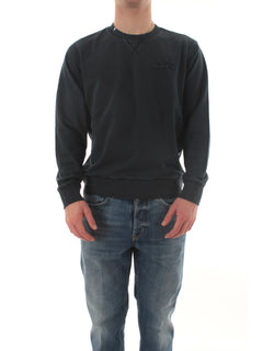 Sun 68 round vintage felpa da uomo navy blue