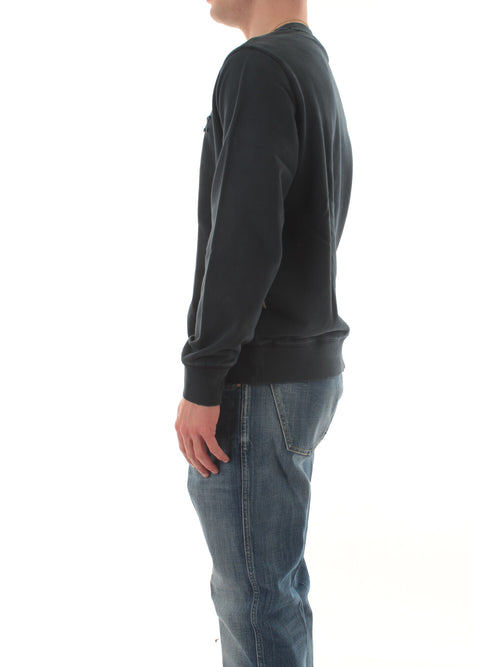 Sun 68 round vintage felpa da uomo navy blue