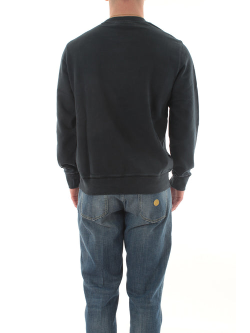 Sun 68 round vintage felpa da uomo navy blue