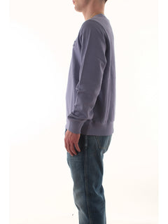 Sun 68 round vintage felpa da uomo lilla