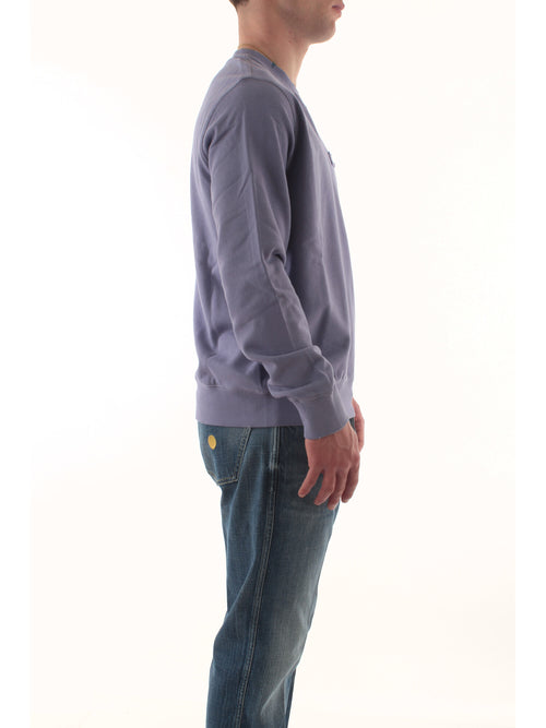 Sun 68 round vintage felpa da uomo lilla