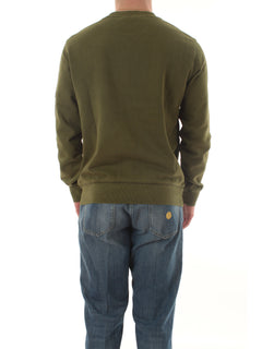 Sun 68 round vintage felpa da uomo verde