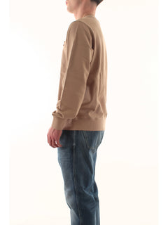 Sun 68 round vintage felpa da uomo stone
