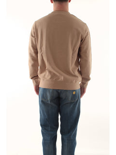 Sun 68 round vintage felpa da uomo stone
