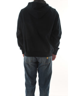 Sun 68 Hoodie zip fleece tech felpa da uomo navy blue