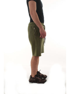 Sun 68 bermuda vintage broken in cotone da uomo verde