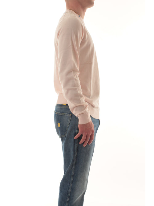Sun 68 maglia basic da uomo rosa