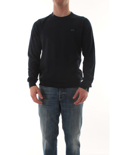 Sun 68 maglia basic da uomo navy blue