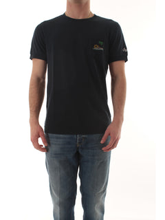 Sun 68 T-shirt embroidery da uomo navy blue