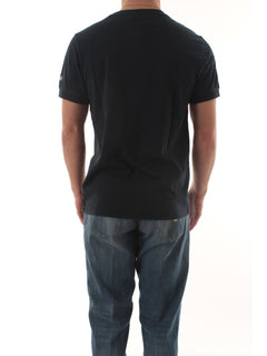Sun 68 T-shirt embroidery da uomo navy blue