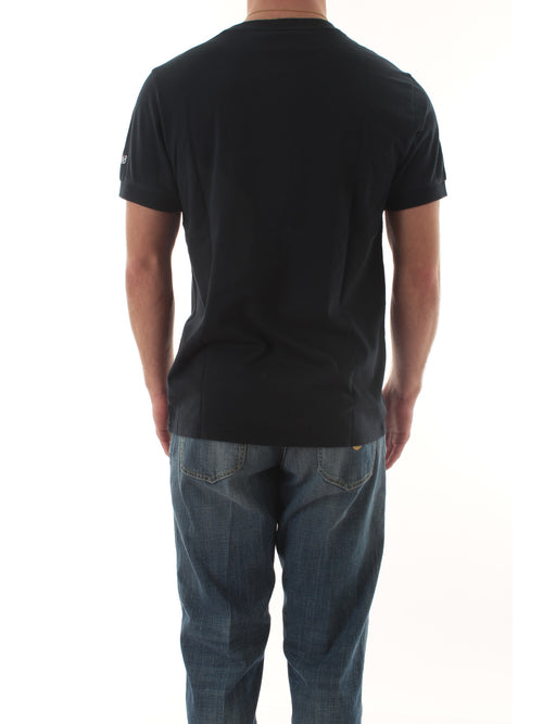 Sun 68 T-shirt embroidery da uomo navy blue