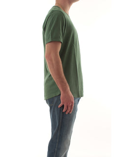 Sun 68 T-shirt jersey slub da uomo muschio
