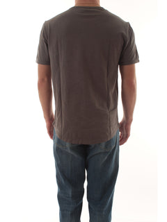 Sun 68 T-shirt jersey slub da uomo inchiostro