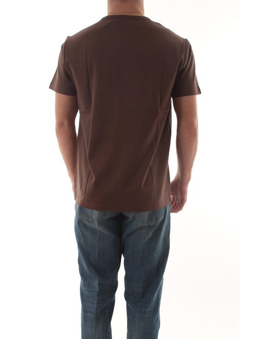 Sun 68 T-SHIRT JERSEY MERCERIZED da uomo marrone