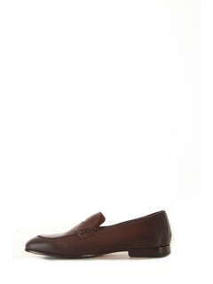 Doucal's Mocassino in pelle marrone da uomo