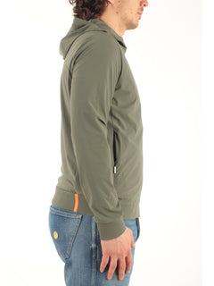 RRD- Roberto Ricci Designs soft touch hood zip da uomo fern green