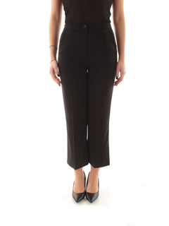 Patrizia Pepe pantaloni morbidi in crêpe da donna nero