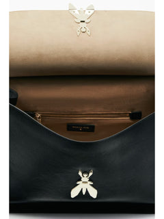 Patrizia Borsa a spalla Soft Essential Fly media in pelle da donna nero