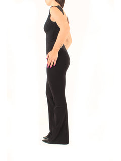 Patrizia Pepe tuta slim in jersey da donna nero