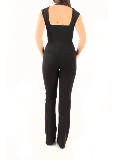 Patrizia Pepe tuta slim in jersey da donna nero