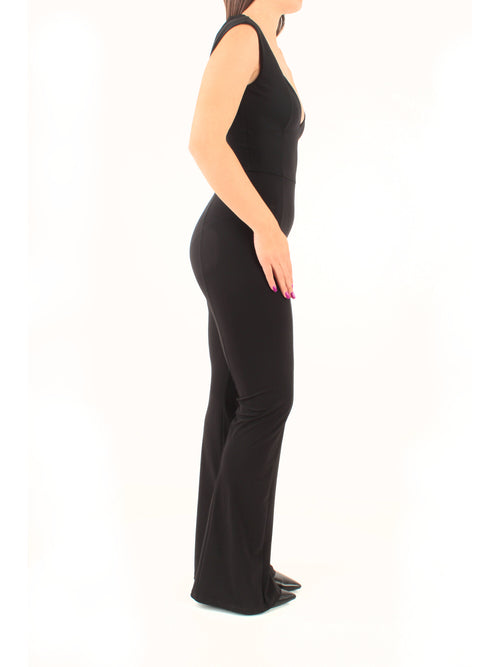 Patrizia Pepe tuta slim in jersey da donna nero