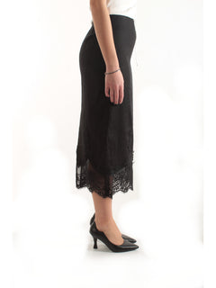 Twinset gonna midi da donna nero