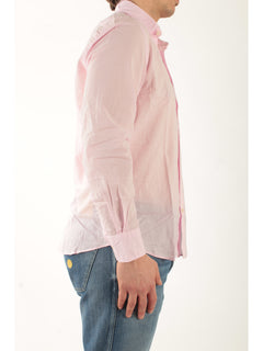 MC2 Saint barth camicia chemise in cotone uomo rosa