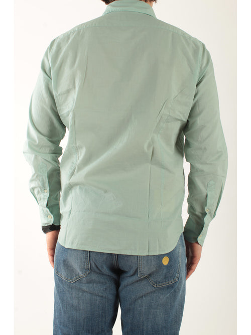 MC2 Saint barth camicia chemise in cotone uomo verde