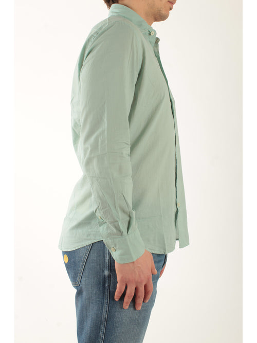 MC2 Saint barth camicia chemise in cotone uomo verde