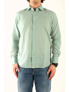 MC2 Saint barth camicia chemise in cotone uomo verde